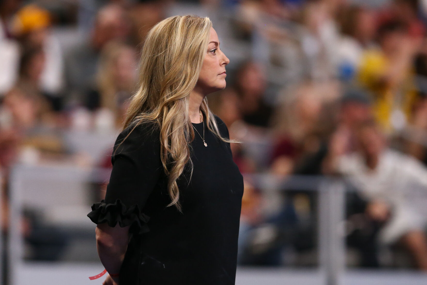Head women's gymnastics coach K.J. Kindler
